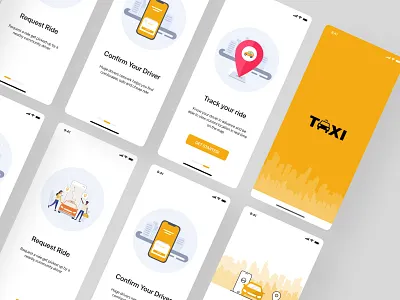 Text App Authentication Splash Screen interaction design ui
