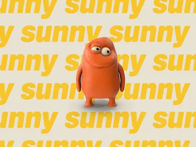 Sunny Loans Mascot 3d 3d character brand brand mascot colourful finance brand finance logo fintech loan branding loan company logo design madebyswish® modern pattern design payday loans swish®