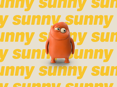 sunny loans mascot 3d 3d character brand brand mascot colourful finance brand finance logo fintech loan branding loan company logo design madebyswish® modern pattern design payday loans swish®