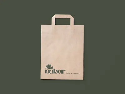 Logo for Cafe & Dessert Nubar brand identity branding cafe cafe branding design graphic design identity logo logo design packaging