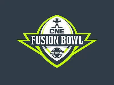 Fusion Bowl ™ cne football logo fusion bowl graphic maniac newmac nfl sport design sport logo sports branding