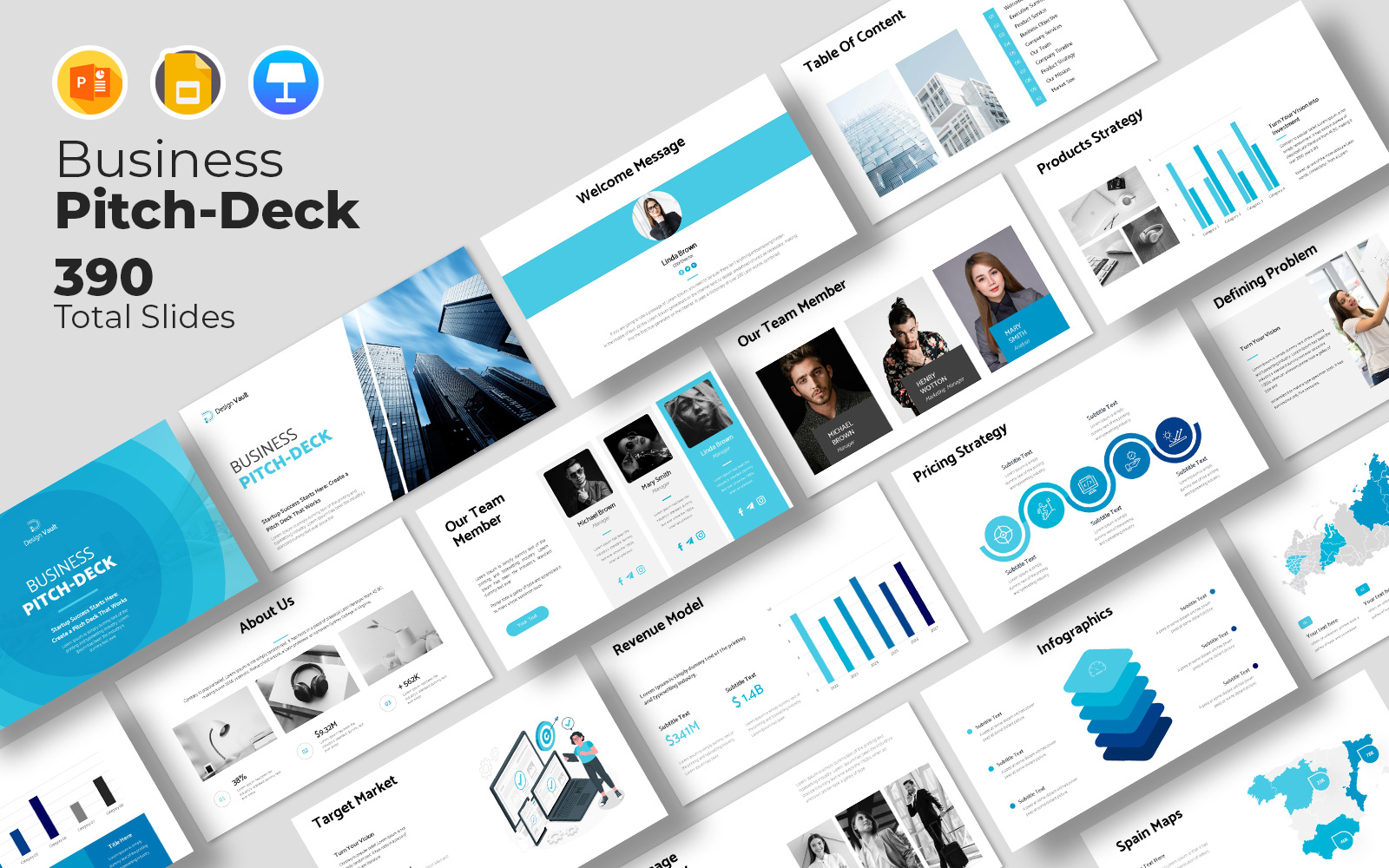 Ultimate Startup Pitch Deck Presentation Template investor ready deck