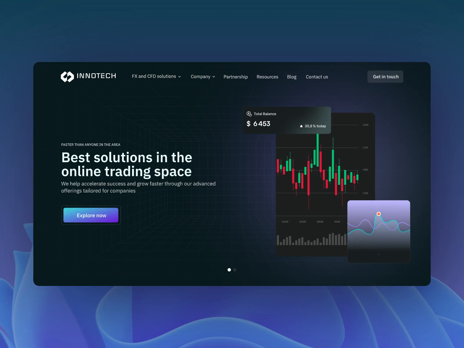 Example of Website Redesign