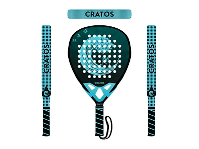 CRATOS Padel Racket Design 3d adidas padel badminton bullpadel head nox paddle padel padel design padel designer padel logo padel racket padel sport padel tennis racket racket designer sports design sportswear tennis tennis lover