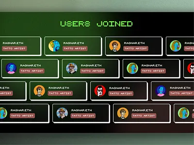 NFT event stand design art blockchain event form landing page nft product design stand ui ui design ux