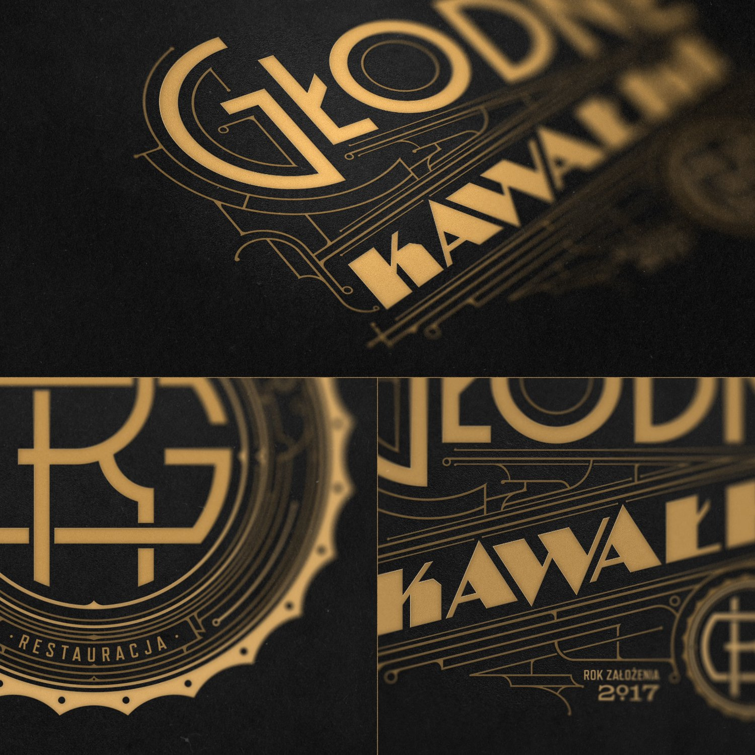 Głodne Kawałki - Logo | Restauracja, Warszawa bar biernat branding design details graphic design głodne kawalki głodne kawałki handlettering kitchen kuchnia lettering logo premium restauracja restaurant tomasz biernat warsaw warsaw poland warszawa