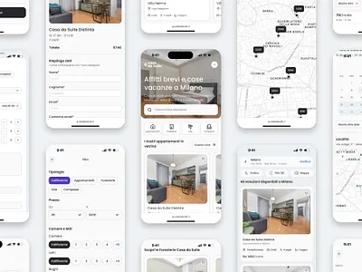 Casa da Suite UI - Mobile app booking booking engine hotel mobile product design ui web design website