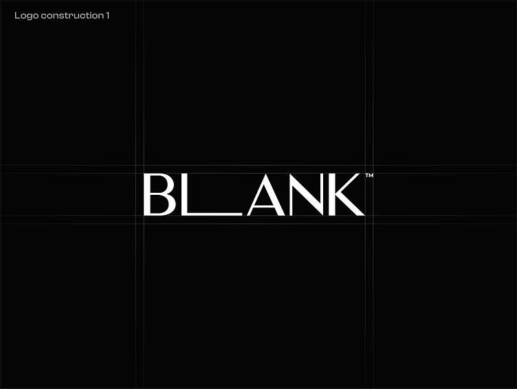 Blank clothing shop brand