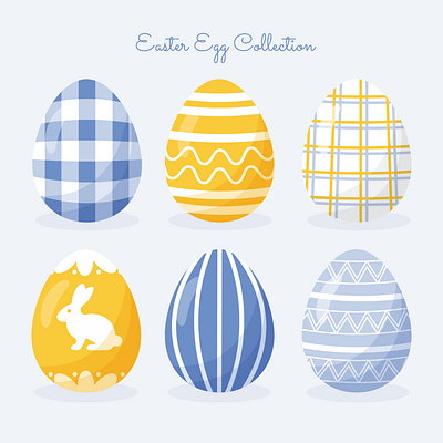 Easter Egg Collection cartoon construction cute design easter egg graphic design illustration vector