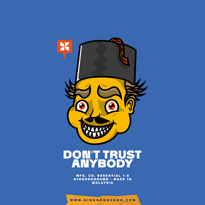 Don't Trust Anybody branding design graphic design illustration logo typography vector