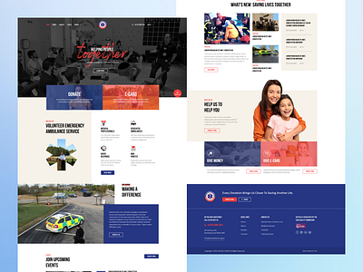 Hatzola Charity Landing Page 3d animation branding graphic design logo motion graphics ui