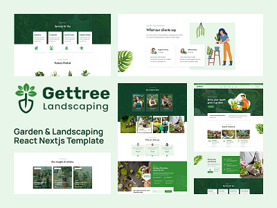 Gettree – Garden & Landscaping React Next.js Template frontenddev gardendesign gardeningservices gardeningwebsite gettree gettreetemplate greenwebdesign landscapearchitecture landscapingbusiness landscapingtemplate lawncarewebsite nextjswebsite reactnextjs reacttemplate responsivedesign seooptimized treeplanting uiuxdesign webdesign webdevelopment