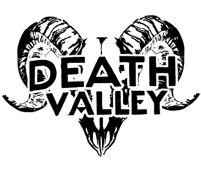 Death Valley Bighorn Sheep Skull branding death valley design graphic design illustration logo national park nature outside sheep skeleton skull typography