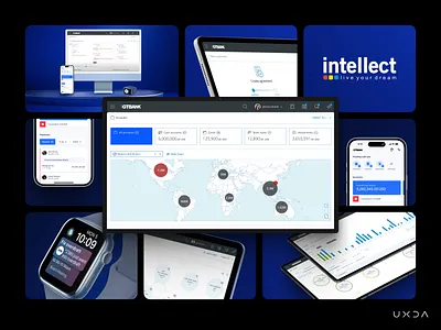 Modernizing a Corporate Banking Platform to Handle Billions app design banking blue branding charts cx design desktop fiancial finance fintech illustration iwatch mobile tablet ui user experience user interface ux ux design