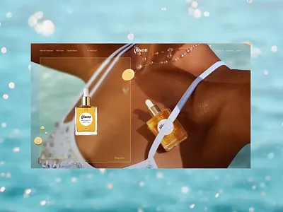 Gisou - Website, Design Concept (02) concept design ecommerce interface layout ui web webdesign website