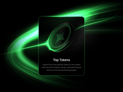 Glowing Bento Box component crypto design figma finance glow graphic green modal neon ui uicomponent uidesign uiux ux uxdesign web3
