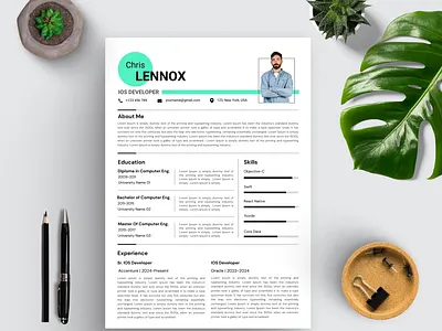 Resume / CV Template branding canva template cover letter curriculum vitae cv cv design cv template graphic design modern resume professional resume resume resume design resume template