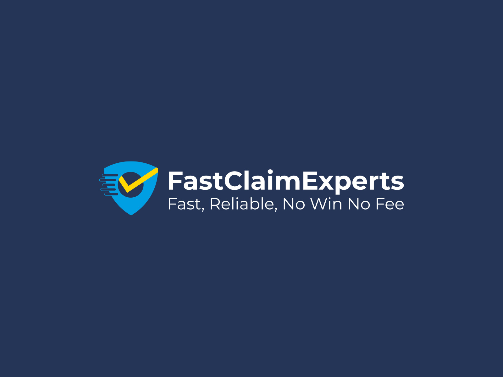 Fast Claim Experts Logo branding client work fast claim experts logo insurance company logo logo minimalist logo money real estate logo speed