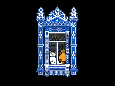 For gasfort studio x popmerch dribbble emblem graphic illustration symbol vector