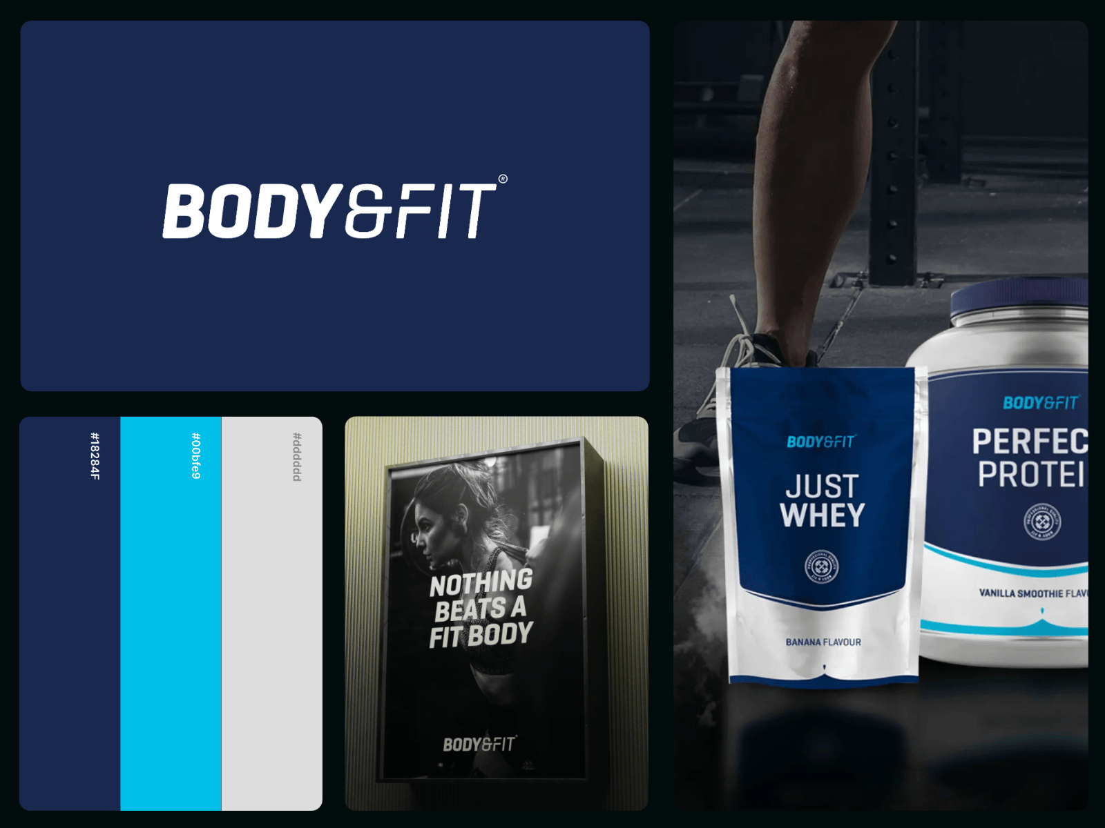 Body & Fit - Branding Redesign bodyenfit fit fitness identity logo photoshop redesign sports