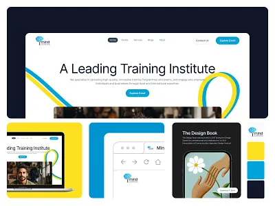 Corporate Training - Website Redesign (UIUX) Upliftrs Studio branding connect corporate corporate website courses design desktop illustration landing landing page logo mobile responsive ui uiux visual design web design website website design