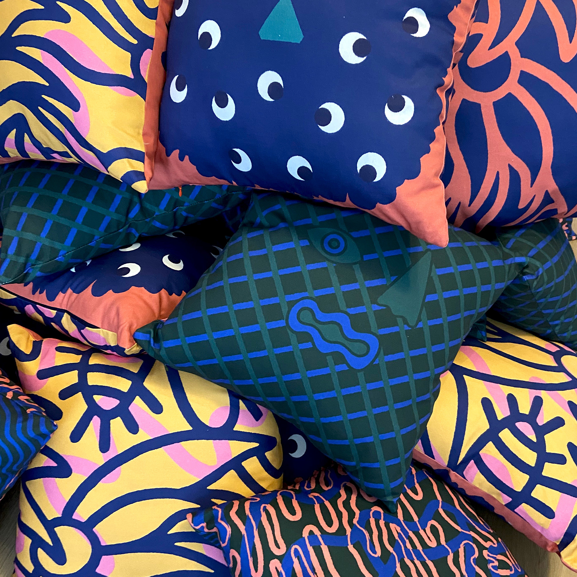 RDWS 2024 cushions illustration lifestyle pattern textiles