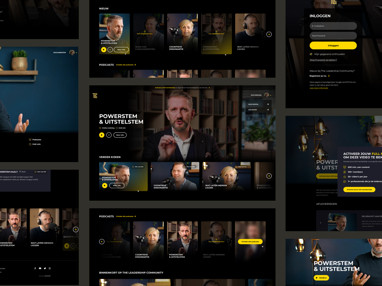 The Leadership Community - UI Design leadership platform podcasts ui webdesign
