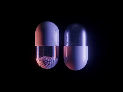 Pill Spin With Dynamics 3d c4d dynamics pills redshift