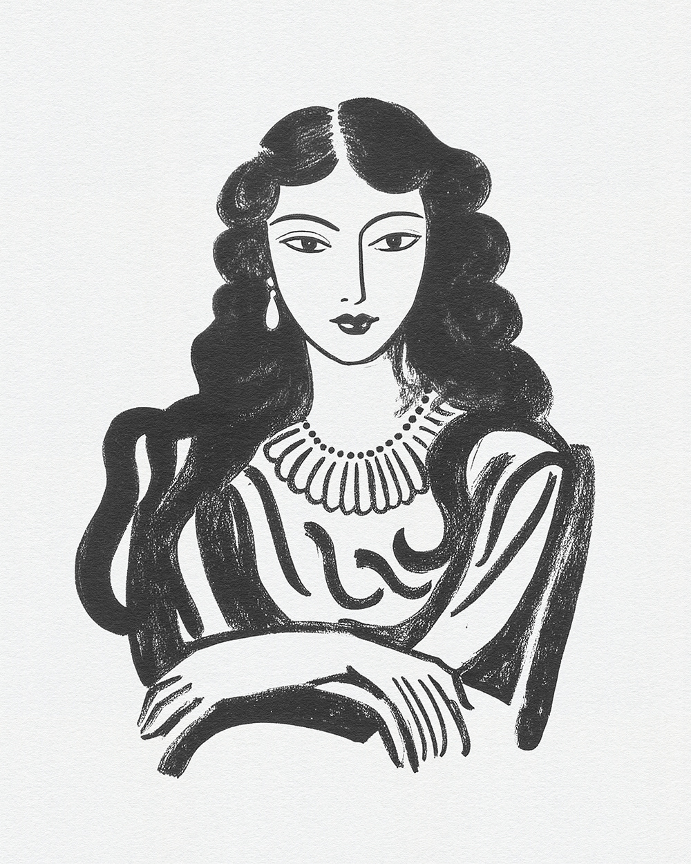 Elegant Strokes: Indian Femininity in Bold Line Art black white black and white portrait art bold line indian art contemporary contemporary indian female art elegant indian artwork elegant lines female beauty graceful forms graceful indian drawings indian art indian portrait illustration ink sketch line art indian women line drawing minimalism minimalist indian art modern indian feminine art portrait art stylized indian beauty