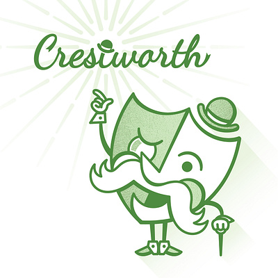 Crestworth the Unofficial HJ Mascot branding design graphic design illustration logo vector