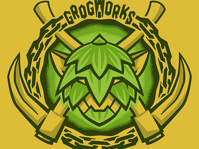 Hop Goblin Beer Logo Concept branding design graphic design illustration logo vector