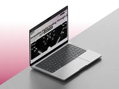 OTT Marketing Landing Page | Modern UI/UX inmersiveuiux