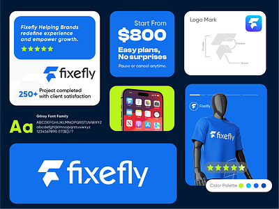Fixefly Branding Design branding graphic design logo