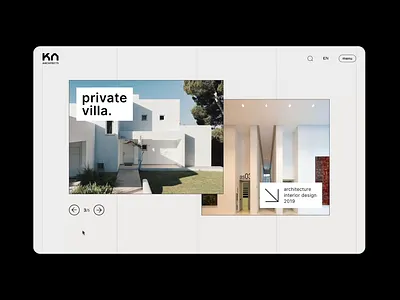 Architecture Website - UX/UI architecture buildings concept interior menudesign motion projects residential responsive services ui ux uxui website