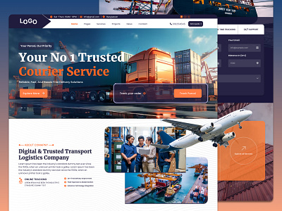 Delivery Web Design branding figma graphic design product design ui ui design uiux web design