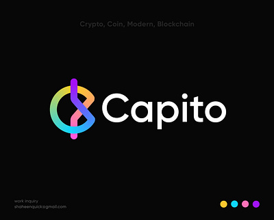 Capito l modern l minimalist l coin l crypto a b c d e f g h i j k l m abstract logo blockchain logo brand identity branding business logo clean design crypto logo letter mark logo logo design logo typo logotypo minimal minimalist logo modern logo monogram logo n o p q r s t u v w x y z print technology logo wordmark logo