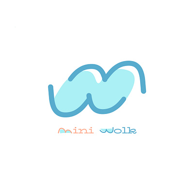 Mini Wolk - Layette store baby babyshop brand branddesign branding graphic design layette logo logo design shop store
