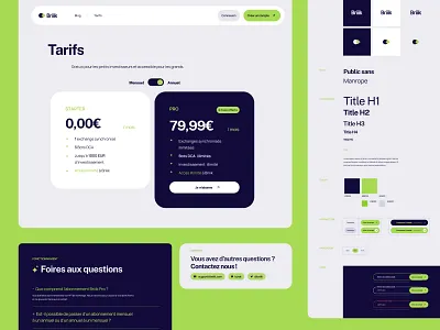 Briiik — Crypto website crypto crypto trading landing product saas ui ux website