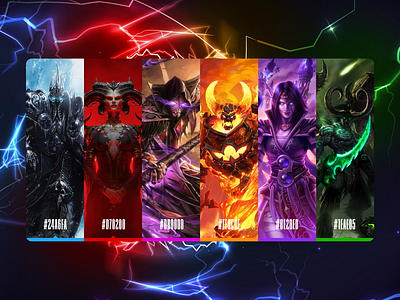 Blizzard Branding app blizzard branding design figma games graphic design illustration logo ui ux vector