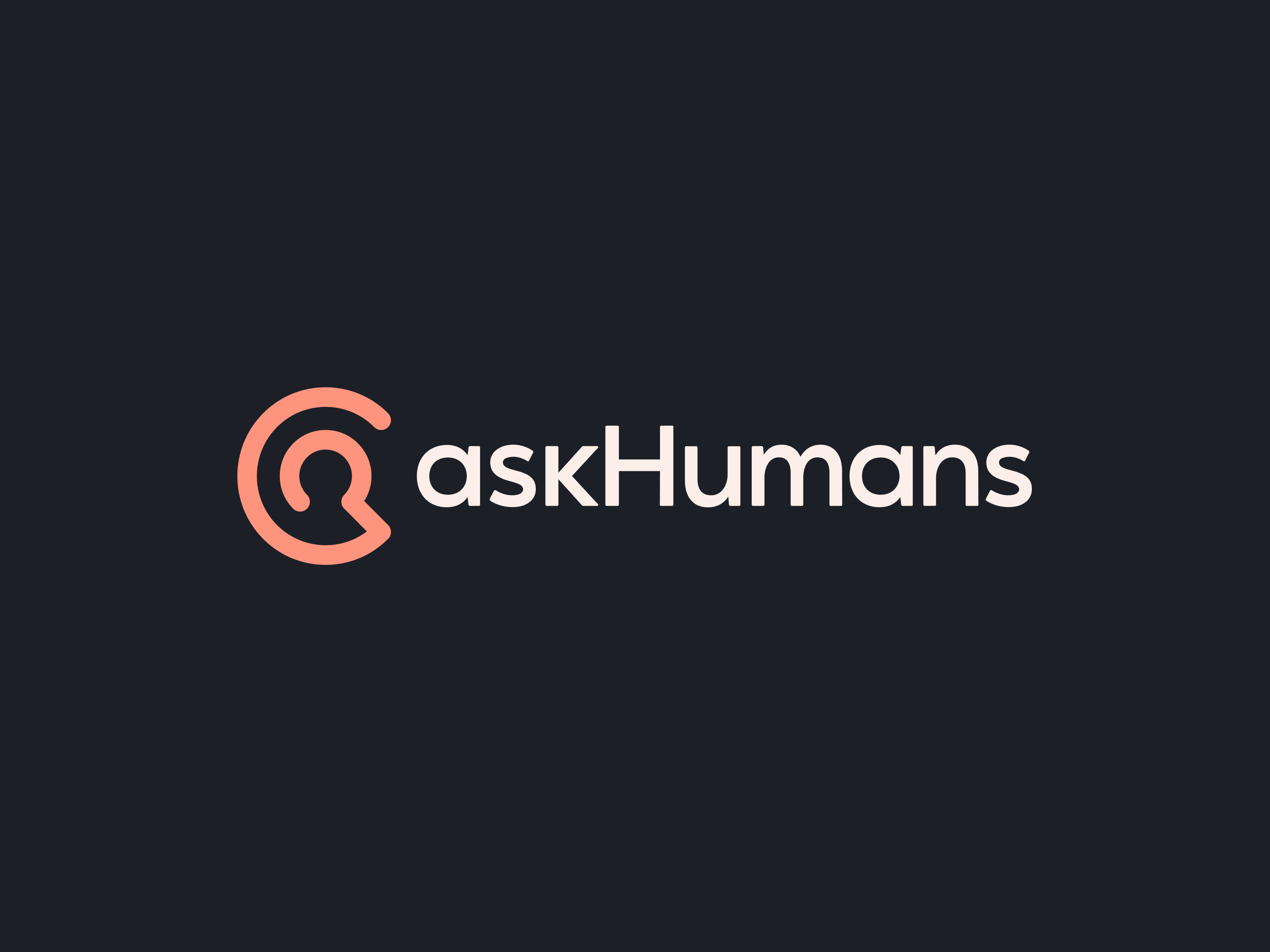AskHumans ai brand identity branding iconography identity illustration landing page logo mark symbol ui design visual identity web design website design
