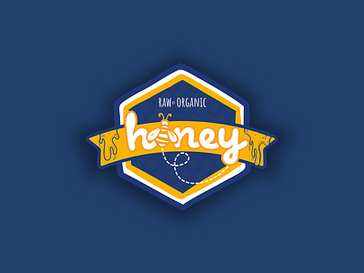Honey | Packaging & Branding badge bee ci design emblem graphic design honey illustration logo packaging
