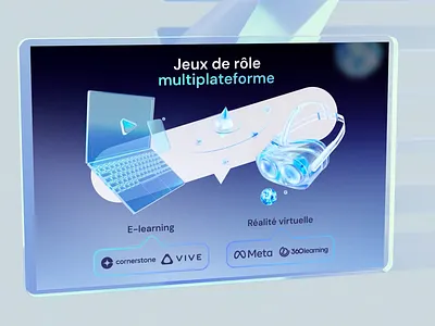 Branding & Web Design for an AI-Driven AR VR Learning Pitch Tool 3d animation 3d render ar branding fintech home page landing page logo design meta mobile app pitch pitch deck pitch decks saas tech ui animation ui design vr web design web3