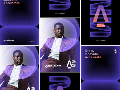 A25 - Concept accelerate concept ecommerce event glow signage speaker tech transparency