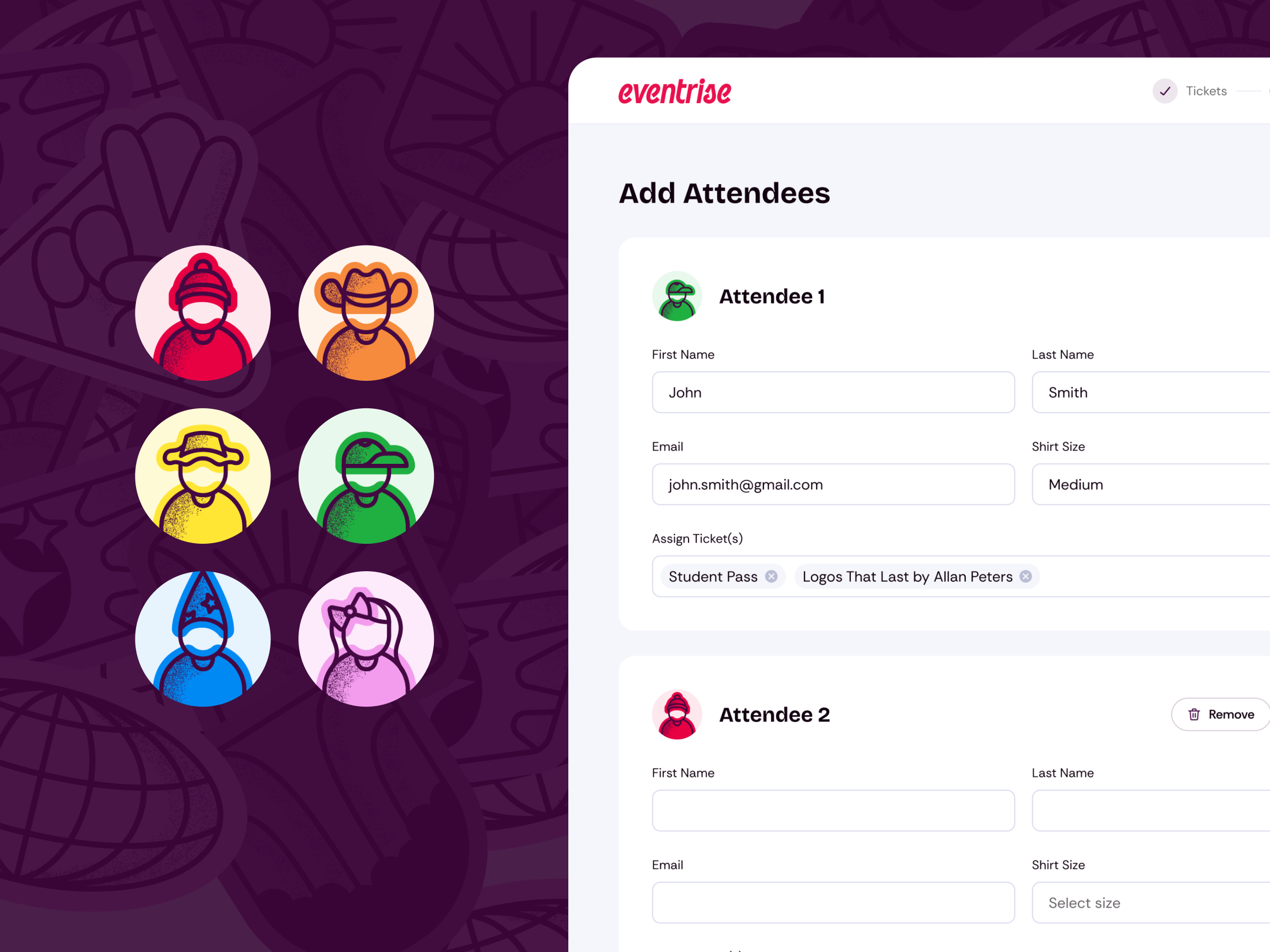 Eventrise Profile Pictures branding character colorful design figma graphic design icons illustration pfp placeholder portrait profile profile pictures texture vector