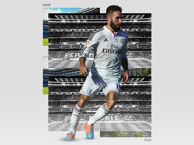 Dani Carvajal Poster graphic design