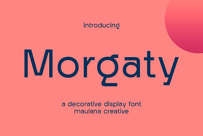 Morgaty Sans Display Font branding font fonts graphic design logo nostalgic