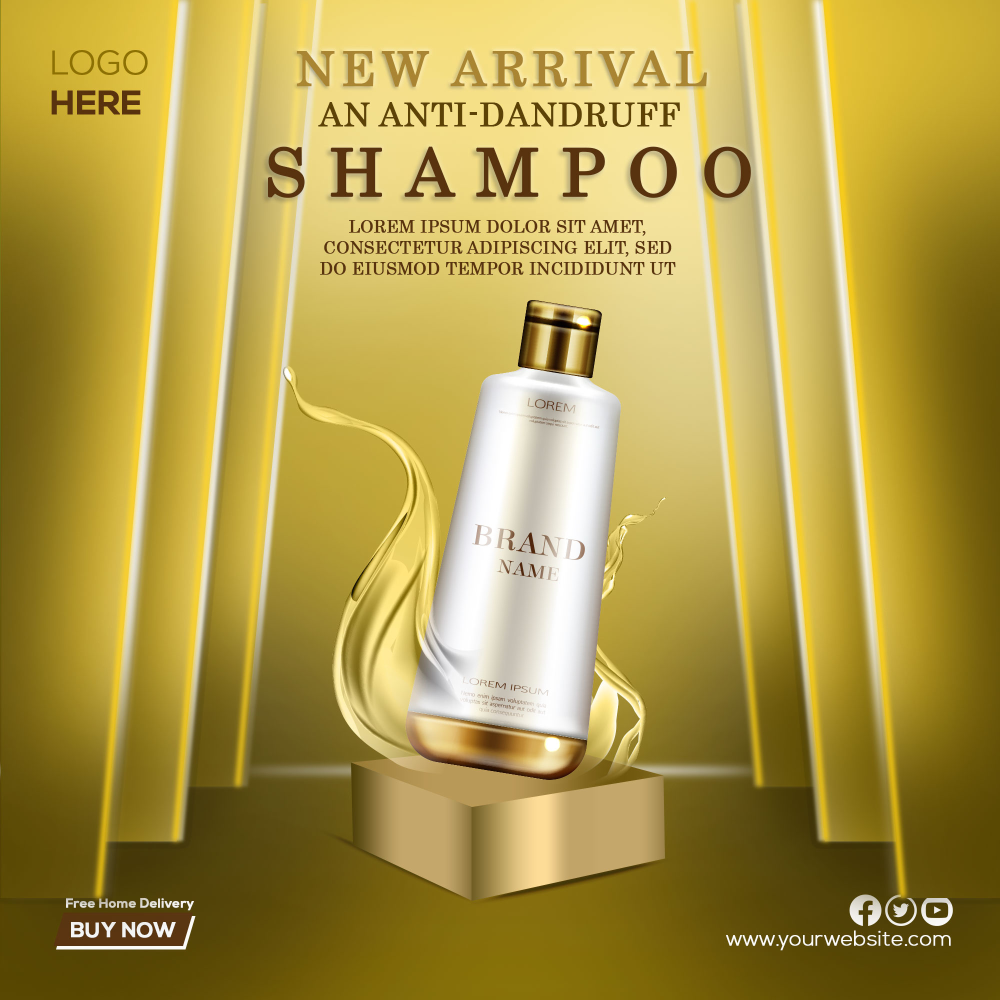 Example of Brand Promoting Social Media Post Design