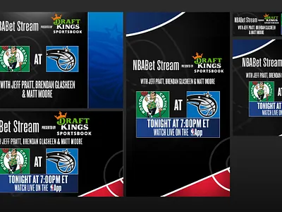 NBA BetStream adobe photoshop basketball creative design graphic graphic design marketing nba photoshop typography