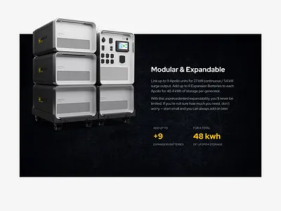 Hysolis Website Design - Product Features ecommerce ecommerce design energy lightspace solar energy solar panels ui ui design web design website design