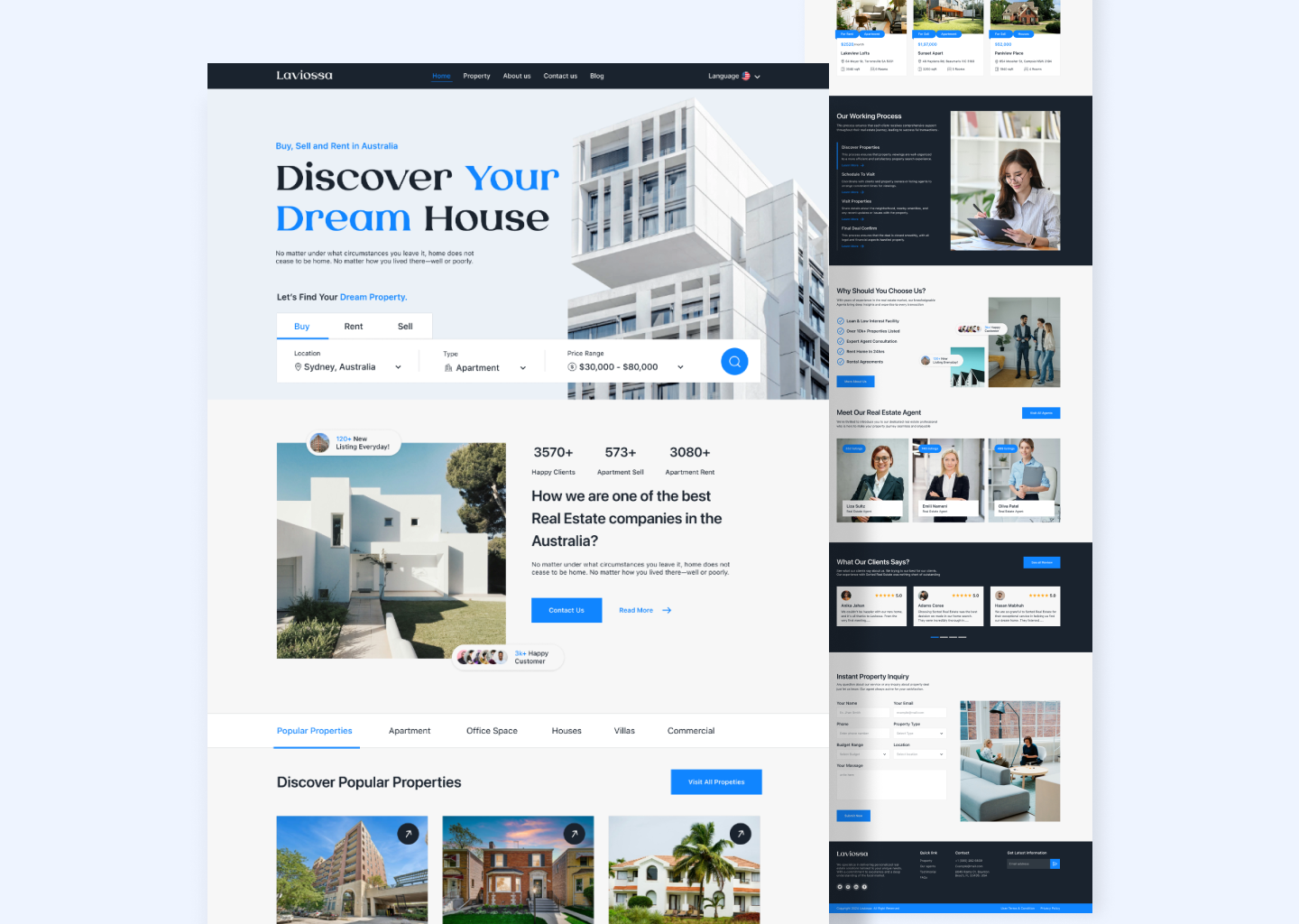 Real Estate Agency agency website landing page design luxuary design minimal design modern design property website design rantal website real estate real estate agency real estate app real estate business real estate design real estate home page real estate landing page real estate website website design